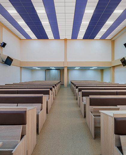 Palestra-abbassamento-soffitto-SkyTop-leggero-acustico-isolante-termico